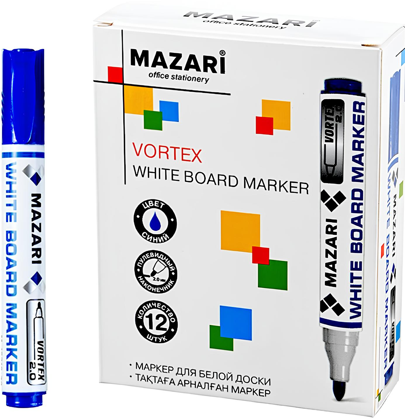 Marķieris baltajai tāfelītei - Vortex, zils