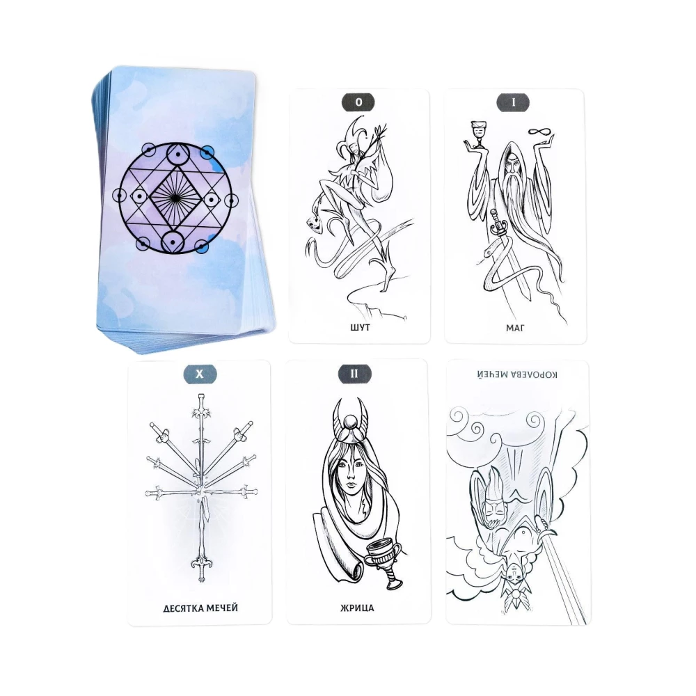 Tarot Jasny Duch (78 kart + instrukcja)