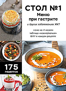 Стол №1. Меню при гастрите и других заболеваниях ЖКТ. С рекомендациями специалиста