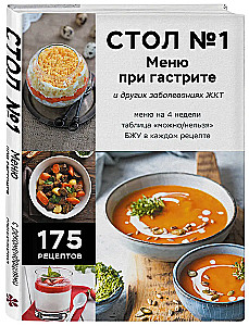 Стол №1. Меню при гастрите и других заболеваниях ЖКТ. С рекомендациями специалиста