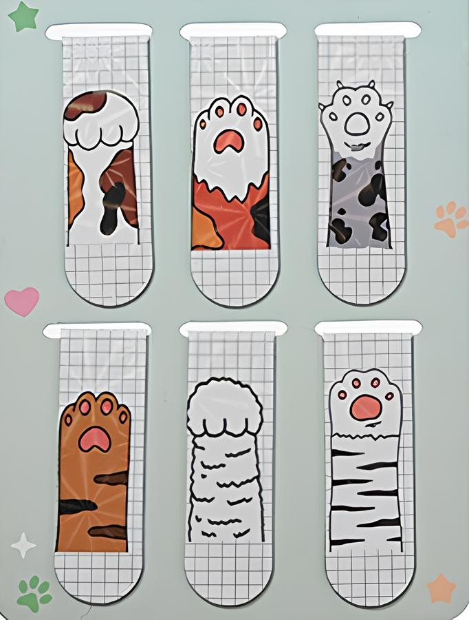 Bookmark Set - Paws, assorted