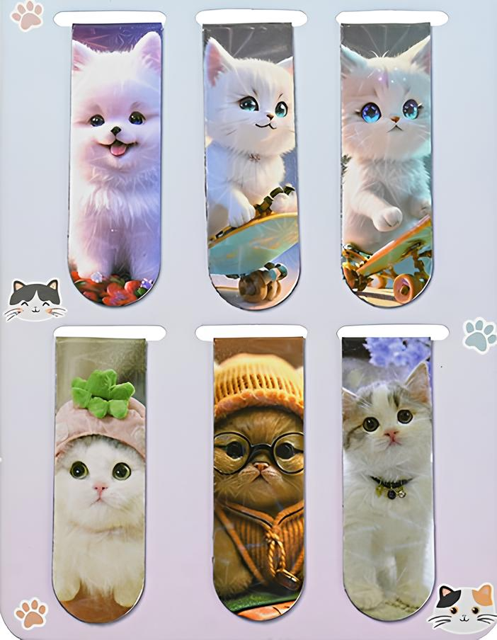 Bookmark Set - Cats, Assorted