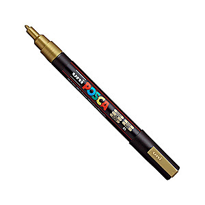 Uni Posca PC-3M 25 Acrylic Marker, Gold