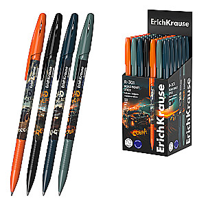 ErichKrause R-301 Stick Road Beast 0.7 Ballpoint Pen, Ink Color Blue, Assorted