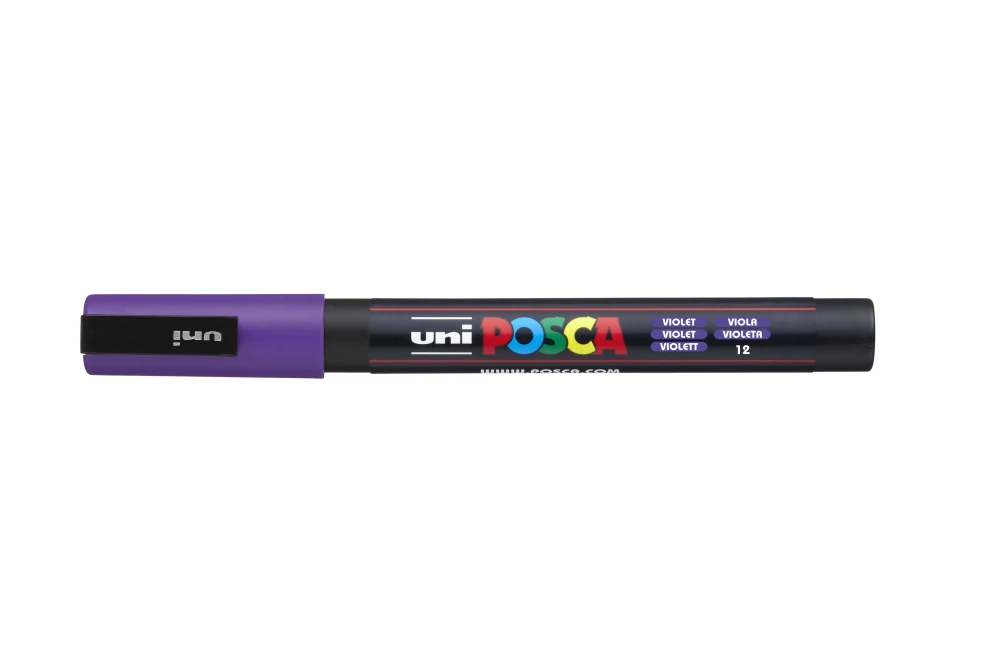 Akrilinė markeris Uni Posca PC-3M 12, violetinė