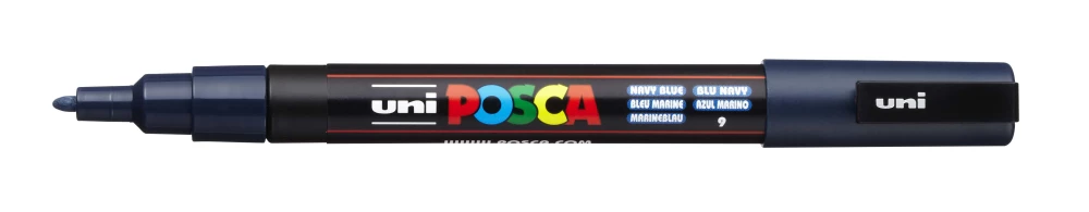 Akrüülik marker Uni Posca PC-3M 09, tume sinine