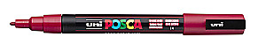 Маркер акриловый Uni Posca  PC-3M 14, темно-красный