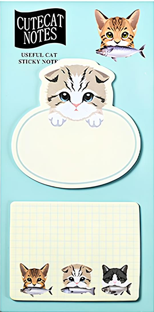 Sticky Notes - Kittens, assorted