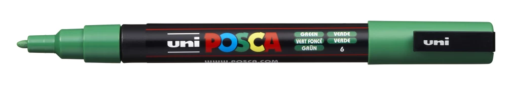 Uni Posca PC-3M 06 Acrylic Marker, Green