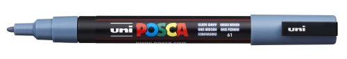 Uni Posca PC-3M 61 Acrylic Marker, Blue-Gray