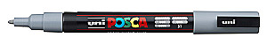 Acrylic Marker Uni Posca PC-3M 37, gray