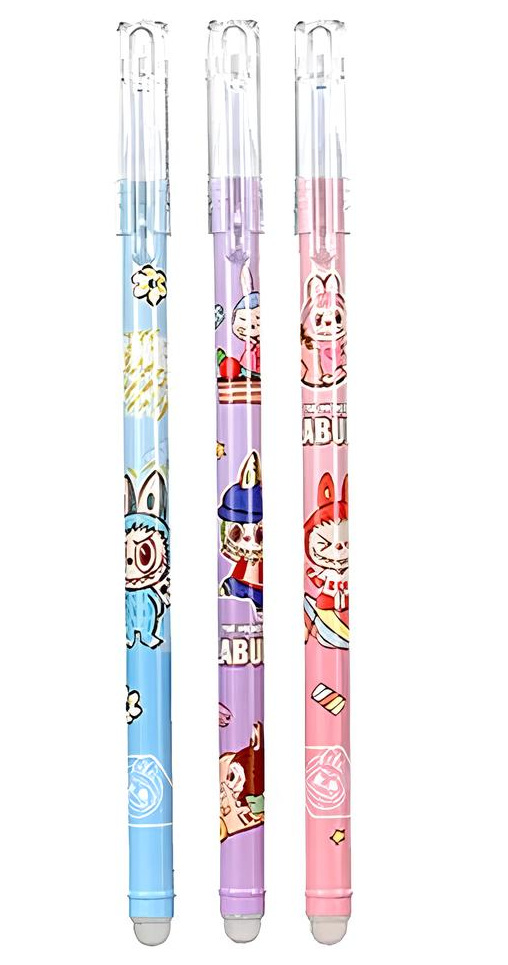 Ручка гелевая - Зубастик, синяя, в ассортименте