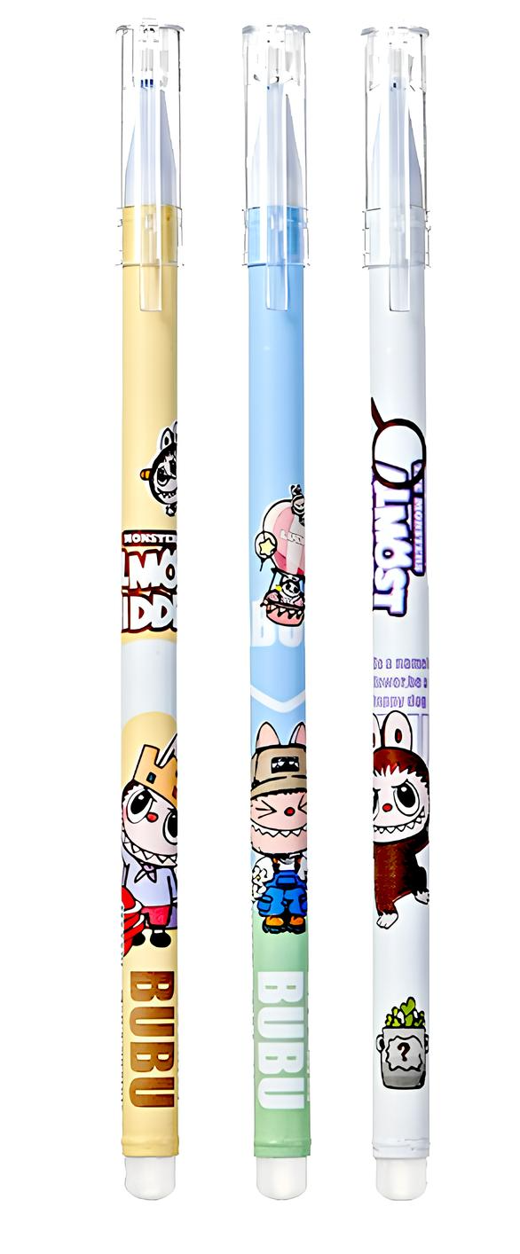 Ручка гелевая - Зубастик, синяя, в ассортименте