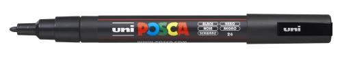 Uni Posca PC-3M 24 Acrylic Marker, Black
