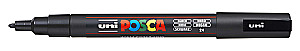 Маркер акриловый Uni Posca PC-3M 24, черный