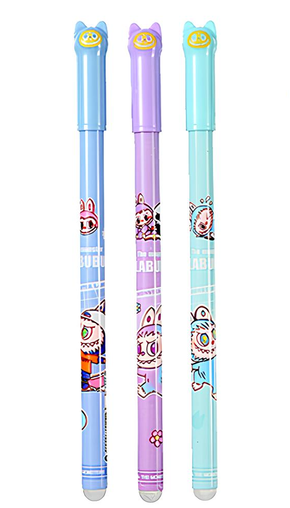 Ручка гелевая - Зубастик, синяя, в ассортименте