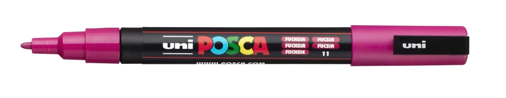 Uni Posca PC-3M Acrylic Marker 11, Fuchsia