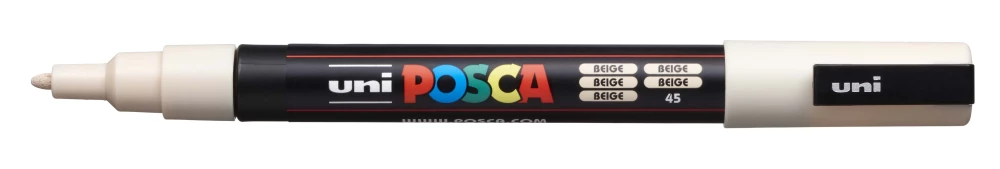 Маркер акриловый Uni Posca PC-3M 45, бежевый