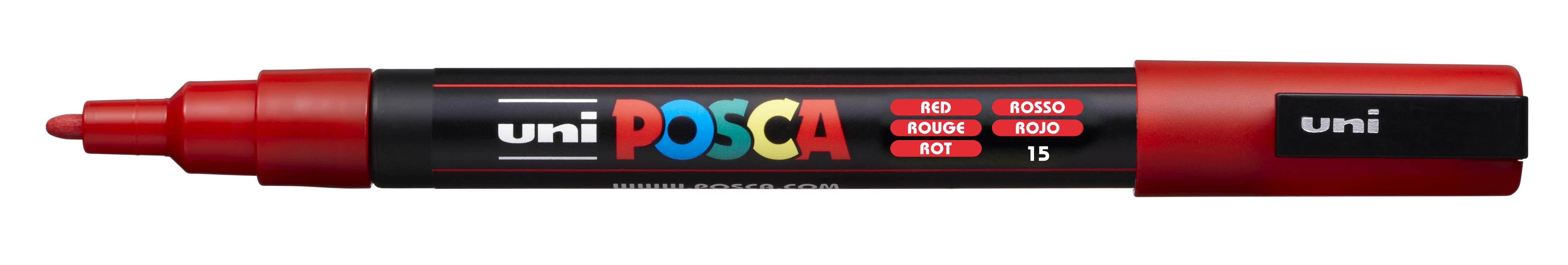 аркер акриловый Uni Posca PC-3M 15, красный