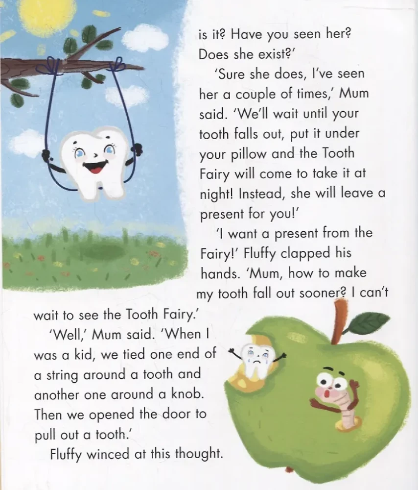 Kitten Fluffy and Tooth fairy /Kociak Puch i Wróżka Zębowa