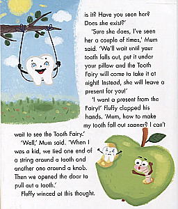 Kitten Fluffy and Tooth fairy /Kociak Puch i Wróżka Zębowa