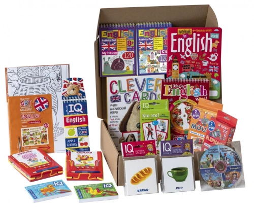 Package. Large set of IQ games for learning English. Level 3
