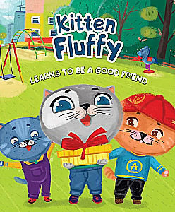Katinas Pūkuotukas mokosi būti geru draugu /Kitten Fluffy learns to be a good friend