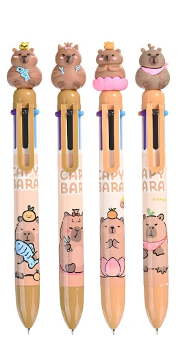 Ballpoint Pen - Capybara, Colorful, Assorted