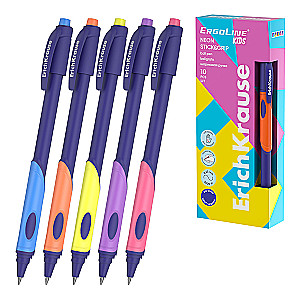 Długopis - ErgoLine® Kids dla leworęcznych Stick&Grip Neon, w asortymencie