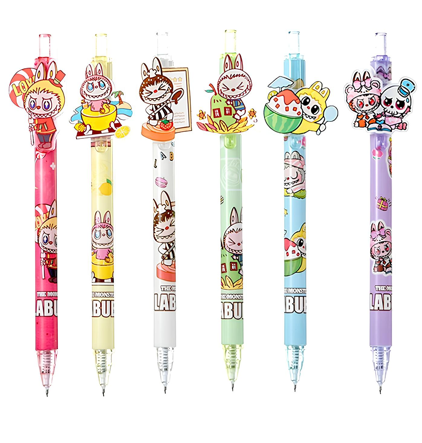 Ручка гелевая - Зубастик, синяя, в ассортименте