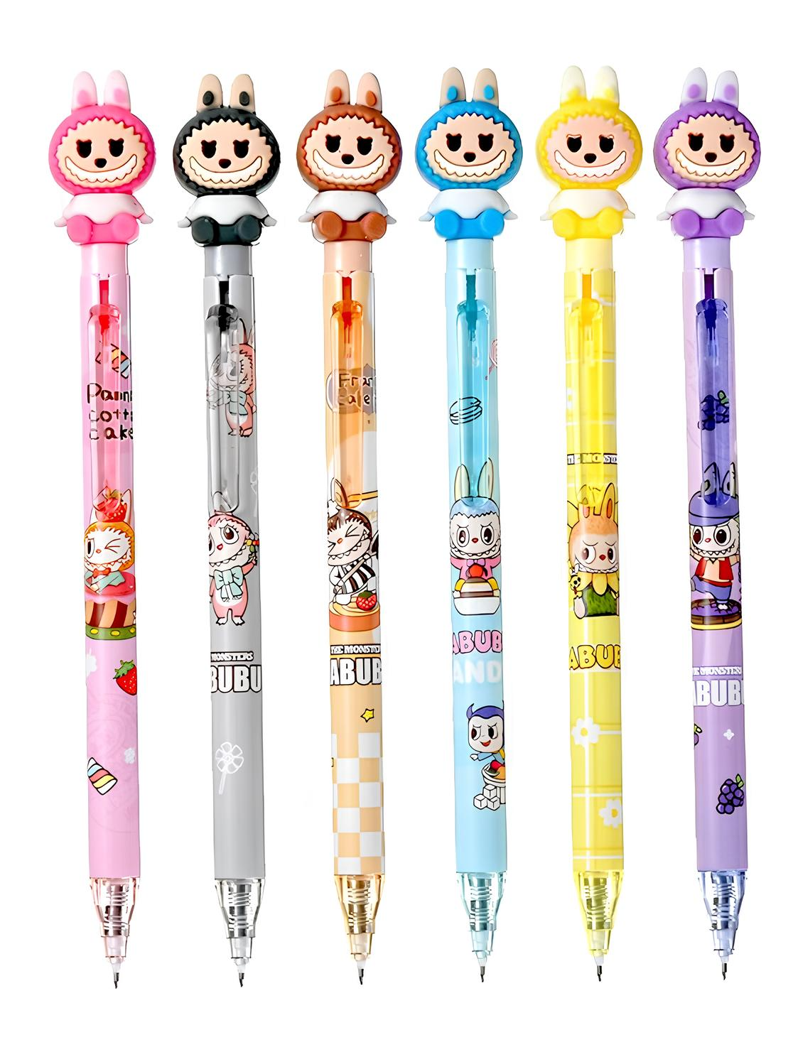 Ручка гелевая - Зубастик, синяя, в ассортименте