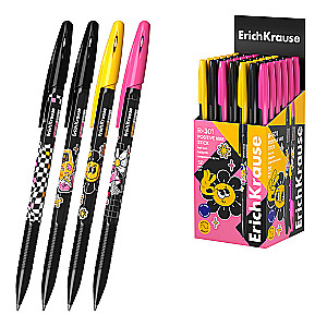Długopis - R-301 Stick Positive Vibe 0.7, kolor tuszu niebieski, w asortymencie
