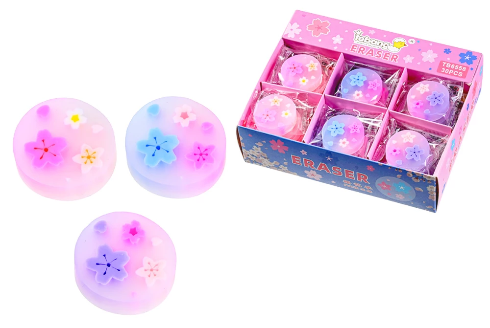 Eraser - Flowers, assorted