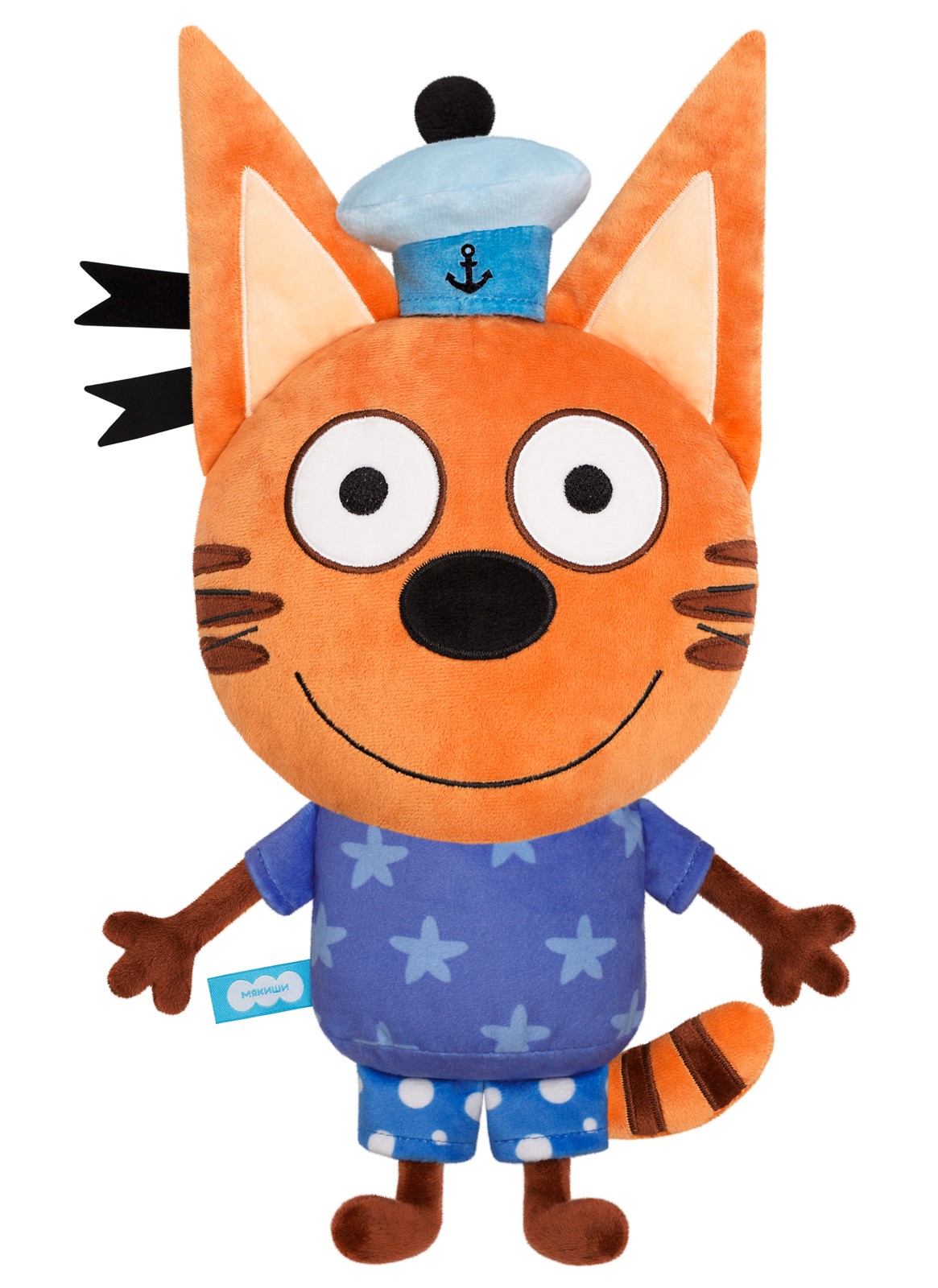 Mīkstā rotaļlieta Kaķis Koržiks (Trīs Kaķi un Piedzīvojumu Jūra)