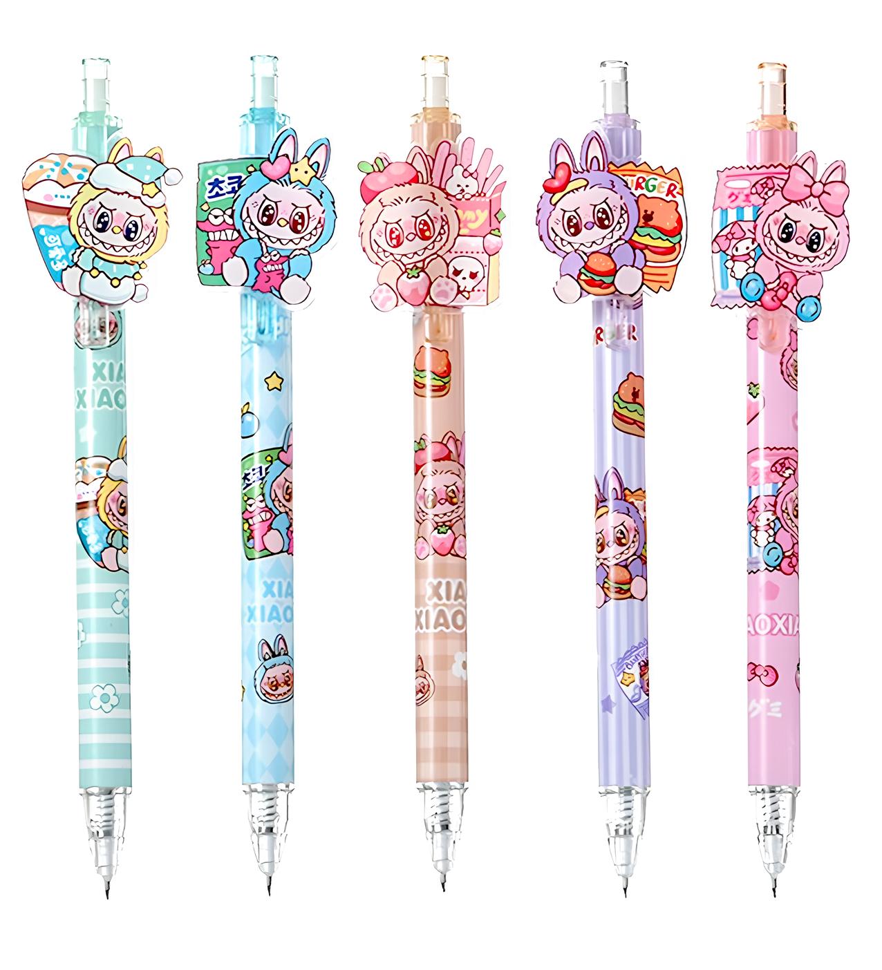 Ручка гелевая - Зубастик, синяя, в ассортименте