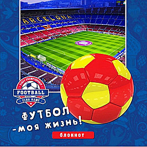 Užrašų knygelė - Futbolo kamuoliai, A6 40 lapų, asortimentas