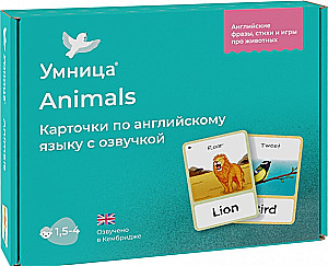 Board Game Animals. Sound Cards