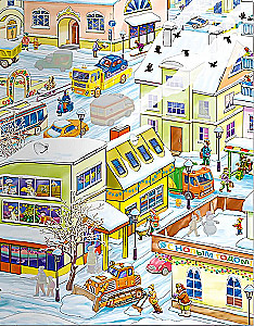 Wimmelbook. In the City. Sticker Book