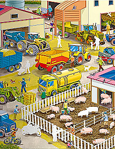 Wimmelbuch. On the Farm. Sticker Book.