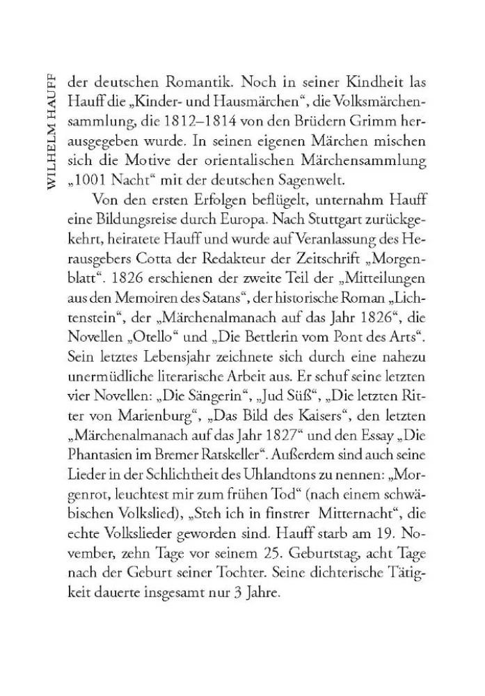 Der Zwerg Nase und Andere Marchen