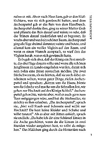 Aschenputtel und andere Märchen der deutschen Sprache.