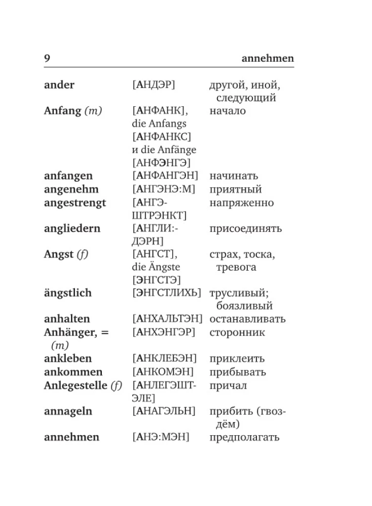 Немецко-русский и русско-немецкий словарь с произношением