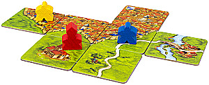 Board game - Carcassonne. Carcassonne