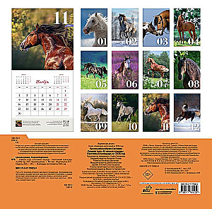 Symbol of the Year - Fire Horse. Wall Calendar for 2026
