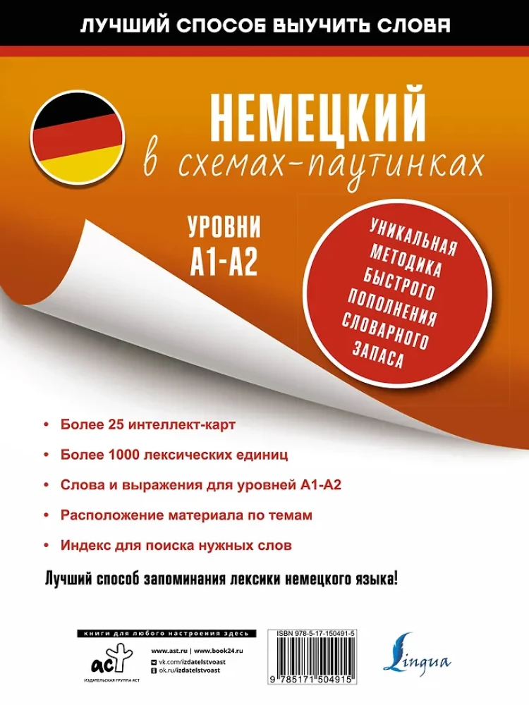 Vācu valoda shēmās-tīklos. Līmeņi A1-A2