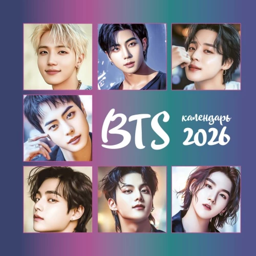BTS. Sienas kalendārs 2026. gadam