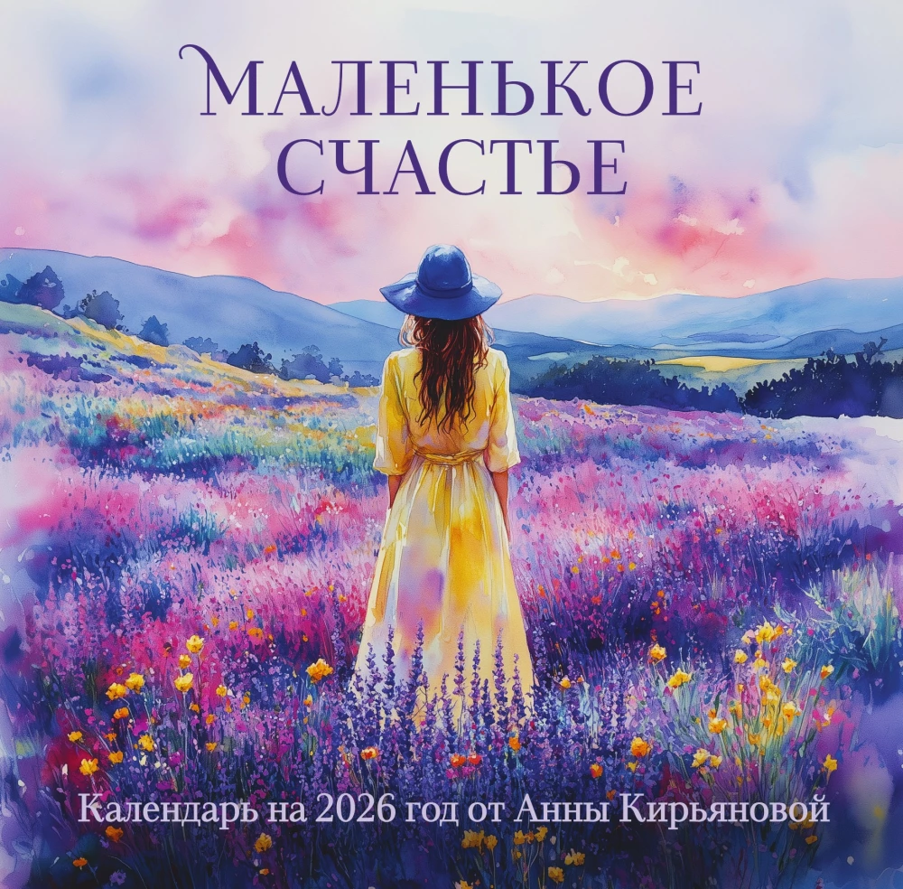 Mazais laimes. Sienas kalendārs 2026. gadam no Annas Kirjanovas