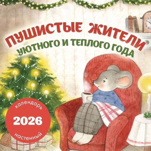 Pūkainie iemītnieki. Mierīgā un siltā gada. Sienas kalendārs 2026. gadam