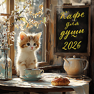 Sienas kalendārs 2026. gadam - Kafejnīca dvēselei