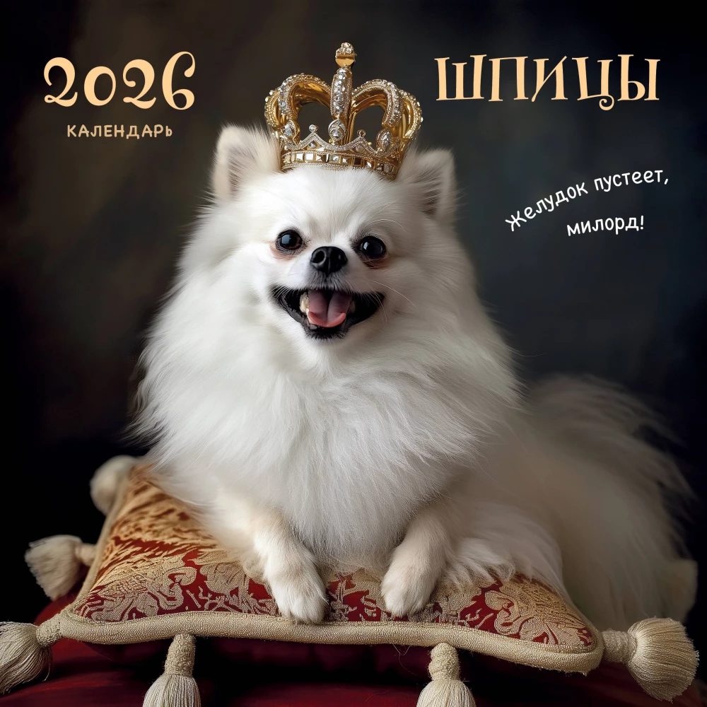 Szczeniaki. Kalendarz ścienny na 2026 rok